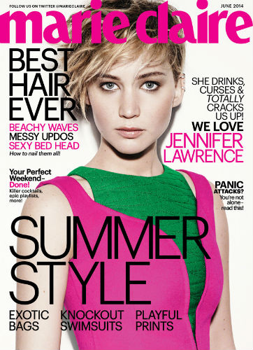Jennifer Lawrence Marie Claire