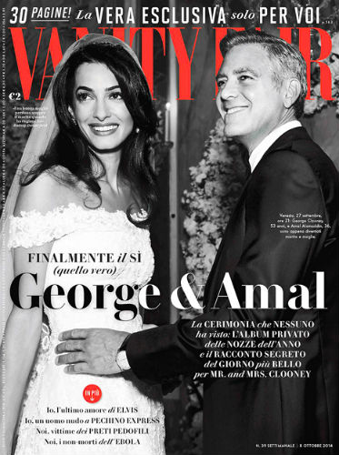 George Clooney and Amal Alamuddin Wedding  photos