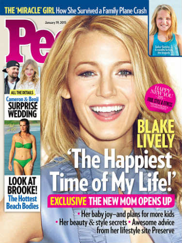 blake lively baby people cover